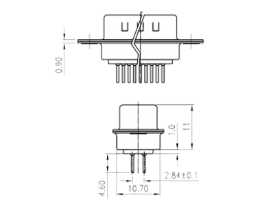 DS1034-09MBNSi44 разъем D-SUB