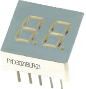 FYD-3021DUR-11 cветодиодный индикатор FYD 2-разряд