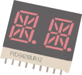 FYD-5421BS-11 cветодиодный индикатор FYD 2-разряд
