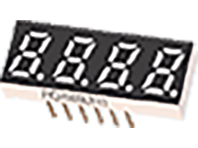 FYQ-3141AUHR-11 cветодиодный индикатор FYQ 4-разряд
