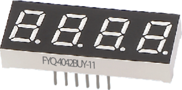 FYQ-4042BD-11 cветодиодный индикатор FYQ 4-разряд