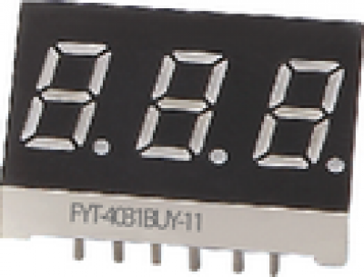 FYT-4031BUA-11 cветодиодный индикатор FYT 3-разряд