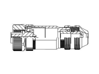 M12A03FBSFWSC406002 разъем цилиндрический круглый