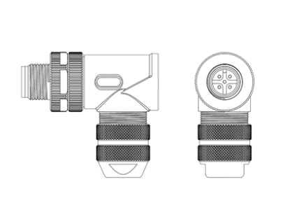 M12B05MZAFWSC406001 разъем цилиндрический круглый