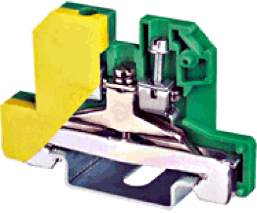 MK2.5-PE-01P-1Y-00A(H) клеммник на ДИН рейку