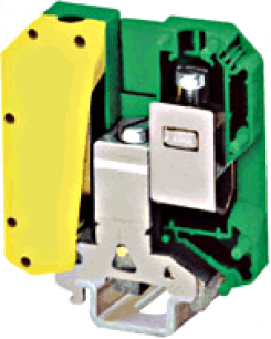 PC50-PE-01P-1Y-00A(H) клеммник на ДИН рейку