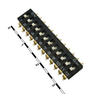 SWD4-12 (DT-12N) DIP переключатель